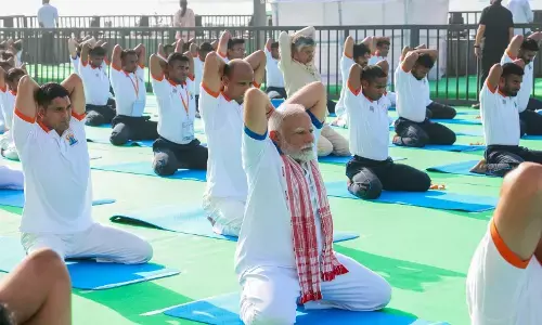 ಜಾಗತಿಕ ಶಾಂತಿಗೆ, ಪ್ರಪಂಚದೊಂದಿಗೆ ಏಕತೆ ಸಾಧಿಸಲು ಯೋಗ ಒಂದು ಪ್ರಬಲ ಸಾಧನೆ: ಪ್ರಧಾನಿ ಮೋದಿ