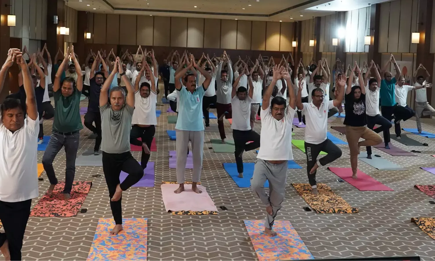 ಬ್ಯಾಂಕ್ ಆಫ್ ಬರೋಡಾದಲ್ಲಿ ಅಂತರ್‌ರಾಷ್ಟ್ರೀಯ ಯೋಗ ದಿನಾಚರಣೆ