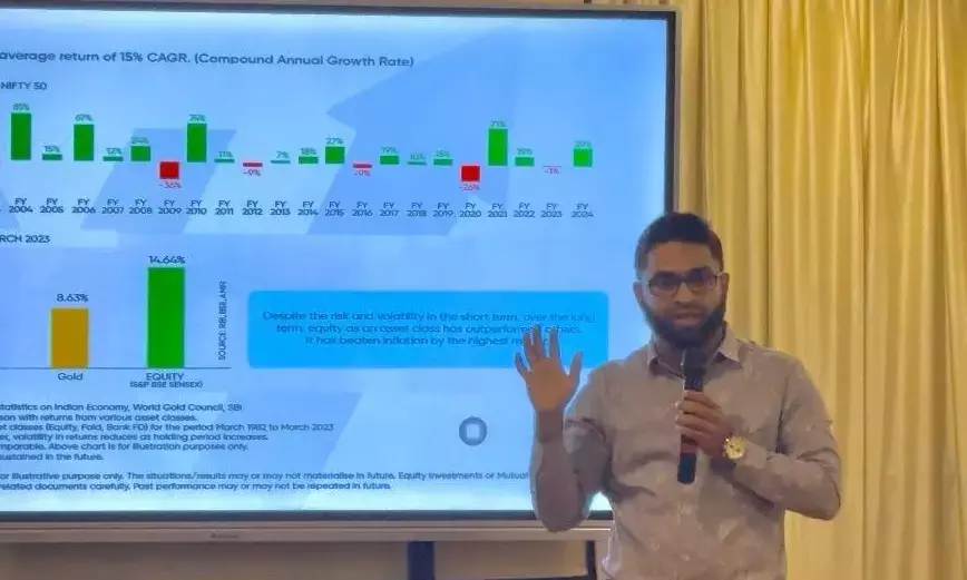 ಮಂಗಳೂರು: ಮೊಹಮ್ಮದ್ ಸಲಾಹುದ್ದೀನ್ ರಿಂದ ಶೇರು ಮಾರುಕಟ್ಟೆ ಬಗ್ಗೆ ಕಾರ್ಯಾಗಾರ