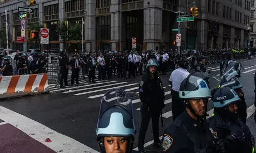 ಅಮೆರಿಕದ ಪ್ರಮುಖ ನಗರಗಳಲ್ಲಿ ಕಟ್ಟೆಚ್ಚರ: ನ್ಯೂಯಾರ್ಕ್, ವಾಷಿಂಗ್ಟನ್‍ ಗೆ ಹೆಚ್ಚುವರಿ ಪಡೆ ರವಾನೆ