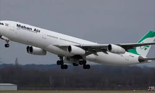 ಇರಾನ್‌ನಿಂದ 280 ಭಾರತೀಯರನ್ನು ದಿಲ್ಲಿಗೆ ಕರೆತಂದ ಮಾಹಾನ್ ಏರ್ ವಿಮಾನ