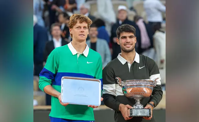 ಎಟಿಪಿ ರ‍್ಯಾಂಕಿಂಗ್ಸ್: ಅಗ್ರ ಸ್ಥಾನಗಳಲ್ಲಿ ಸಿನ್ನರ್, ಅಲ್ಕರಾಝ್