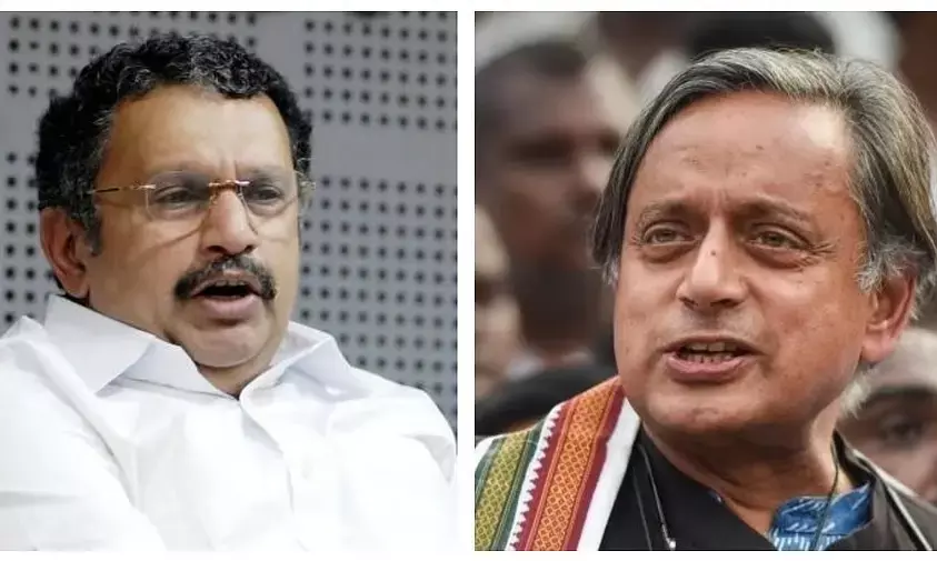 ಕೇರಳ | ತರೂರ್ ರ ಮೋದಿ ಗುಣಗಾನ ಅಸಹ್ಯಕರ: ಕಾಂಗ್ರೆಸ್ ಹಿರಿಯ ನಾಯಕ ಮುರಳೀಧರನ್ ವಾಗ್ದಾಳಿ