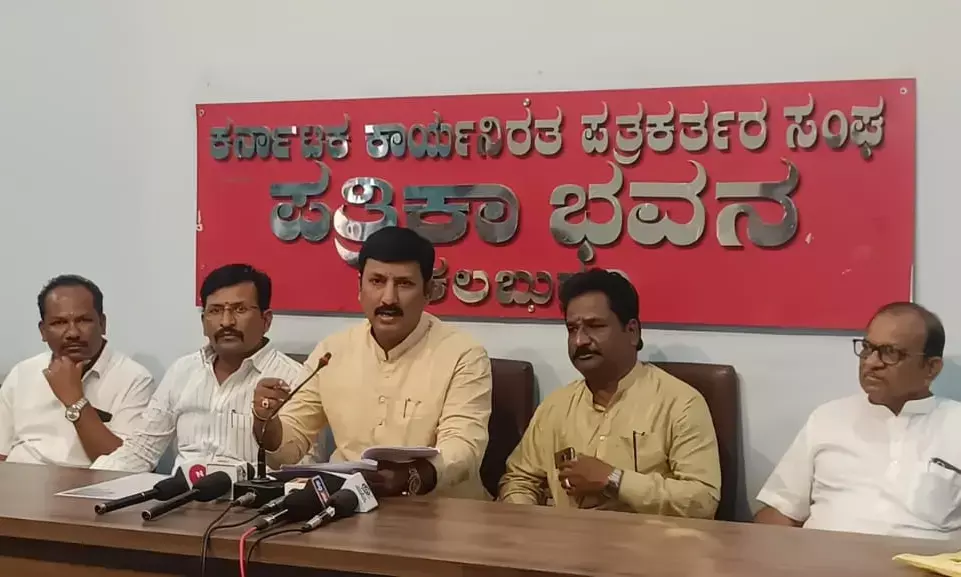 ಕಲಬುರಗಿ | ಬಿ.ಆರ್.ಪಾಟೀಲ್ ಅವರು ಸರಕಾರವನ್ನು ಅಸ್ಥಿರವನ್ನಾಗಿಸಲು ಒಳಸಂಚು ರೂಪಿಸಿದ್ದಾರೆ : ಹರ್ಷಾನಂದ ಗುತ್ತೇದಾರ್