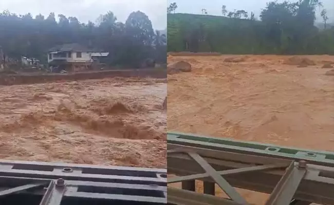 ವಯನಾಡ್: ಚೂರಲ್‌ಮಲ ಪ್ರದೇಶದಲ್ಲಿ ಭಾರೀ ಮಳೆ; ಮತ್ತೆ ಪ್ರವಾಹ ಭೀತಿ