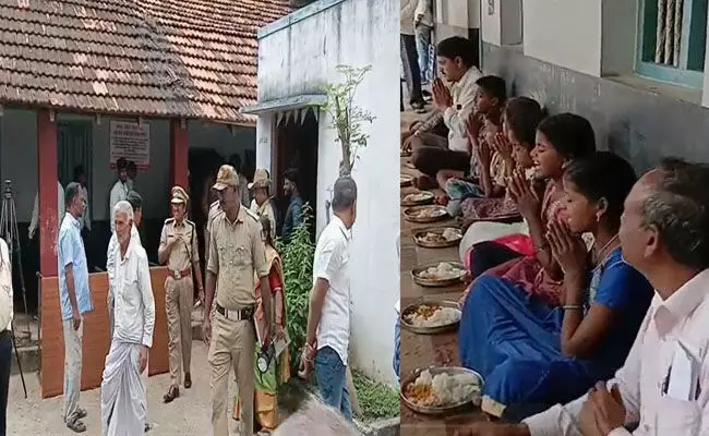 ಚಾಮರಾಜನಗರ | ಅಡುಗೆ ಸಿಬ್ಬಂದಿ ದಲಿತ ಮಹಿಳೆ ಕಾರಣಕ್ಕೆ ಶಾಲೆ ತೊರೆದ ಮಕ್ಕಳು: ಅಧಿಕಾರಿಗಳ ಭೇಟಿ ಬಳಿಕ ಪ್ರಕರಣ ಸುಖಾಂತ್ಯ