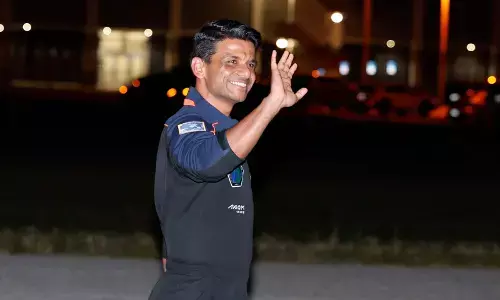 ಬಾಹ್ಯಾಕಾಶದತ್ತ ಪ್ರಯಾಣ: ಮೊದಲ ಸಂದೇಶ ರವಾನಿಸಿದ ಶುಭಾಂಶು ಶುಕ್ಲಾ