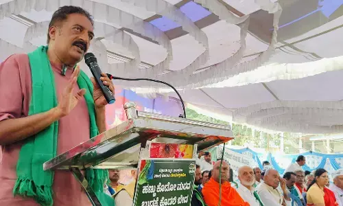 ದೇವನಹಳ್ಳಿ ಚಲೋ | ಜೈಲಿಗೆ ಹಾಕುವುದಾದರೆ ಹಾಕಿ, ಜಾಮೀನು ಕೂಡ ತೆಗೆದುಕೊಳ್ಳುವುದಿಲ್ಲ : ಪ್ರಕಾಶ್‌ ರಾಜ್‌