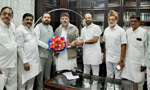 ಬೀದರ್ | ಡಿ.ಕೆ.ಶಿವಕುಮಾರ್ ಅವರನ್ನು ಭೇಟಿ ಮಾಡಿದ ಜಿಲ್ಲಾ ಕಾಂಗ್ರೆಸ್‌ನ ಅತೃಪ್ತ ನಾಯಕರು