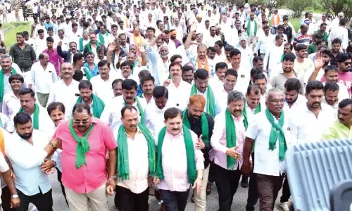 ದಾವಣಗೆರೆ | ಭದ್ರಾ ಬಲದಂಡೆ ನೀರು ಪೂರೈಸುವ ಕಾಮಗಾರಿ ನಿಲ್ಲಿಸಲು ಆಗ್ರಹ : ರಾಷ್ಟ್ರೀಯ ಹೆದ್ದಾರಿ ತಡೆದು ಬಿಜೆಪಿ ಧರಣಿ