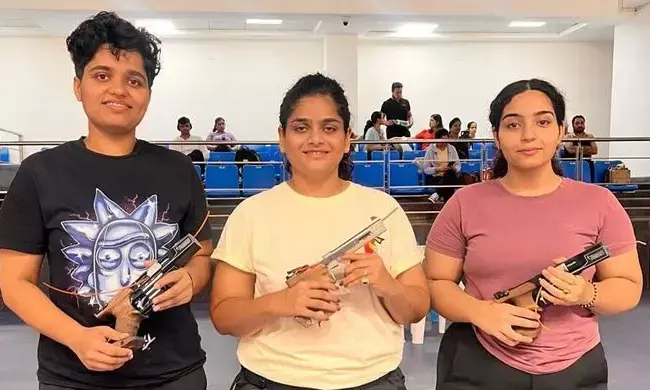 ರೈಫಲ್, ಪಿಸ್ತೂಲ್ ಶೂಟರ್‌ಗಳ ರಾಷ್ಟ್ರೀಯ ಆಯ್ಕೆ ಕ್ರೀಡಾಕೂಟ; ಅಗ್ರ ಸ್ಥಾನಗಳಲ್ಲಿ ರಾಹಿ, ಮೆಹುಲಿ, ನೀರಜ್