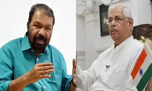 ಕೇರಳ | ಭಾರತ ಮಾತೆಯದ್ದು ಧಾರ್ಮಿಕ ಚಿತ್ರ; ಸಂವಿಧಾನದ ಉಲ್ಲಂಘನೆ: ರಾಜ್ಯಪಾಲರ ವಿರುದ್ಧ ಸಚಿವ ಶಿವನ್ ಕುಟ್ಟಿ ವಾಗ್ದಾಳಿ