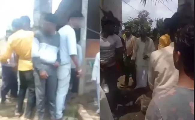 ಬೆಳಗಾವಿ | ಶ್ರೀರಾಮಸೇನೆಯ ಕಾರ್ಯಕರ್ತರನ್ನು ಮರಕ್ಕೆ ಕಟ್ಟಿ ಹಾಕಿ ಹಲ್ಲೆ: ವಿಡಿಯೋ ವೈರಲ್‌