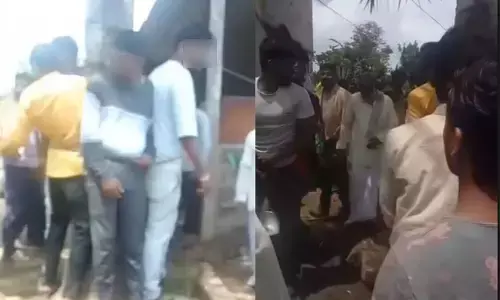 ಬೆಳಗಾವಿ | ಶ್ರೀರಾಮಸೇನೆಯ ಕಾರ್ಯಕರ್ತರನ್ನು ಮರಕ್ಕೆ ಕಟ್ಟಿ ಹಾಕಿ ಹಲ್ಲೆ: ವಿಡಿಯೋ ವೈರಲ್‌