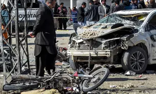 ಪಾಕಿಸ್ತಾನ: ಆತ್ಮಹತ್ಯಾ ಬಾಂಬ್ ದಾಳಿಯ ಹೊಣೆ ಹೊತ್ತ ತಾಲಿಬಾನ್