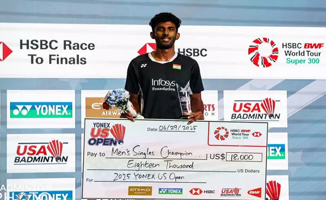 ಯು.ಎಸ್. ಓಪನ್ | ಚೊಚ್ಚಲ ಪ್ರಶಸ್ತಿ ಗೆದ್ದ ಕನ್ನಡಿಗ ಆಯುಷ್ ಶೆಟ್ಟಿ