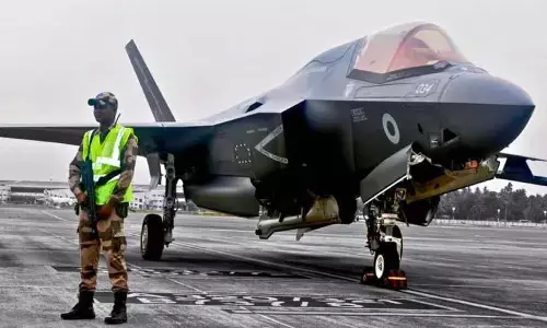 ಕೇರಳ | ಗೌಪ್ಯವಾಗಿ ನಡೆಯಲಿರುವ ಬ್ರಿಟನ್‌ನ ಎಫ್-35ಬಿ ಯುದ್ಧ ವಿಮಾನದ ದುರಸ್ತಿ!