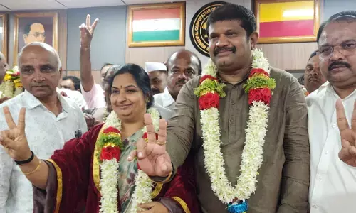 ಹುಬ್ಬಳ್ಳಿ-ಧಾರವಾಡ ಮನಪಾ ಚುನಾವಣೆ | ಜ್ಯೋತಿ ಪಾಟೀಲ ನೂತನ ಮೇಯ‌ರ್, ಉಪಮೇಯ‌ರ್ ಆಗಿ ಸಂತೋಷ ಚೌಹಾಣ್