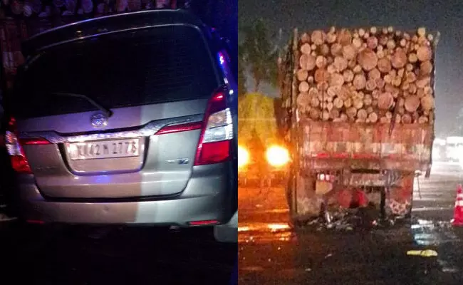 ಹೆಜಮಾಡಿ: ನಿಂತ ಲಾರಿಗೆ ಕಾರು ಢಿಕ್ಕಿ; ಇಬ್ಬರಿಗೆ ಗಾಯ