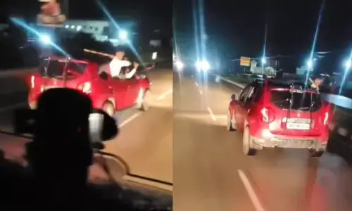 ಸಕಲೇಶಪುರ | ಲಾರಿ ಅಡ್ಡಗಟ್ಟಿ ಚಾಲಕನ ಮೇಲೆ ಸಂಘಪರಿವಾರದ ಕಾರ್ಯಕರ್ತರಿಂದ ಹಲ್ಲೆ : ಆರೋಪ