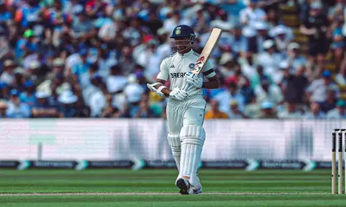 ಯಶಸ್ವಿ ಜೈಸ್ವಾಲ್ ಅರ್ಧಶತಕ | ಎರಡನೇ ಟೆಸ್ಟ್: ಭಾರತ 182/2