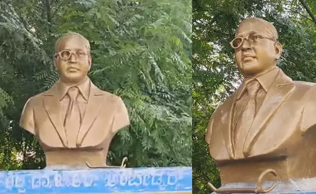 ರಾಯಚೂರು: ಅಂಬೇಡ್ಕರ್ ಪ್ರತಿಮೆಗೆ ಹಾನಿ; ದಲಿತ ಪರ ಸಂಘಟನೆಗಳ ಆಕ್ರೋಶ