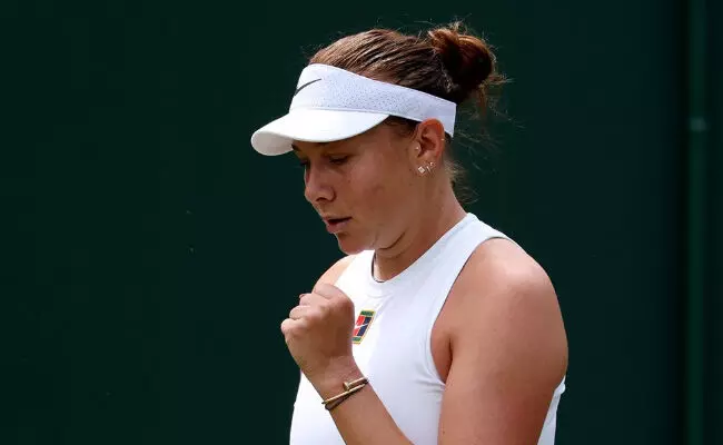 ವಿಂಬಲ್ಡನ್ | ಪ್ರಿ-ಕ್ವಾರ್ಟರ್ ಫೈನಲ್‌ ಗೆ ಪ್ರವೇಶಿಸಿದ ಅಮೆರಿಕದ ಆಟಗಾರ್ತಿ ಅನಿಸಿಮೋವಾ