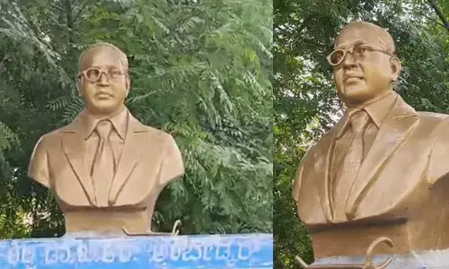 ರಾಯಚೂರು: ಅಂಬೇಡ್ಕರ್ ಪ್ರತಿಮೆಗೆ ಹಾನಿ; ದಲಿತ ಪರ ಸಂಘಟನೆಗಳ ಆಕ್ರೋಶ