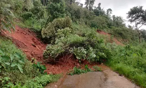ಚಿಕ್ಕಮಗಳೂರು ಜಿಲ್ಲೆಯಲ್ಲಿ ಭಾರೀ ಮಳೆ | ಭೂಕುಸಿತದಿಂದ ರಸ್ತೆ ಸಂಪರ್ಕ ಕಡಿತ; ಭದ್ರಾ, ತುಂಗಾ, ಹೇಮಾವತಿ ನದಿ ನೀರಿನ ಹರಿವು ಹೆಚ್ಚಳ