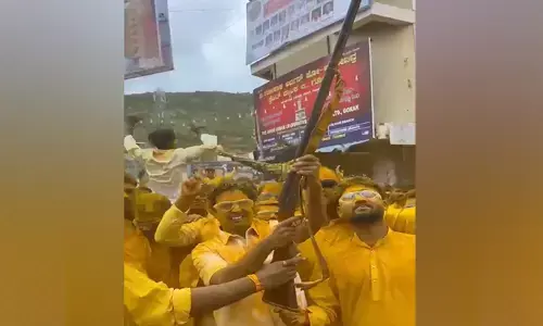 ಬೆಳಗಾವಿ | ಗಾಳಿಯಲ್ಲಿ ಗುಂಡು ಹಾರಿಸಿದ ರಮೇಶ್‌ ಜಾರಕಿಹೊಳಿ ಪುತ್ರ; ವಿಡಿಯೋ ವೈರಲ್