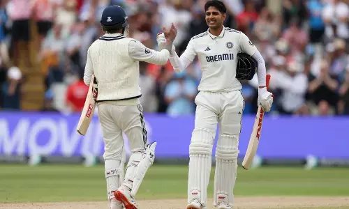 2ನೇ ಟೆಸ್ಟ್: ಗಿಲ್ ಮತ್ತೊಂದು ಆಕರ್ಷಕ ಶತಕ