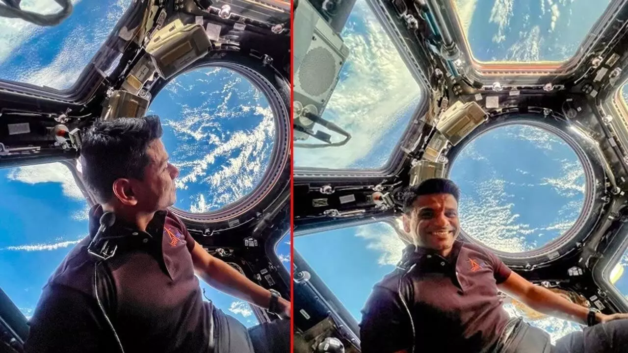 ಕೊನೆಗೂ ಅಂತಾರಾಷ್ಟ್ರೀಯ ಬಾಹ್ಯಾಕಾಶ ನಿಲ್ದಾಣದ ಪ್ರಖ್ಯಾತ ಗುಮ್ಮಟದೊಳಗೆ ಪ್ರವೇಶಿಸಿದ ಭಾರತೀಯ ಗಗನಯಾತ್ರಿ