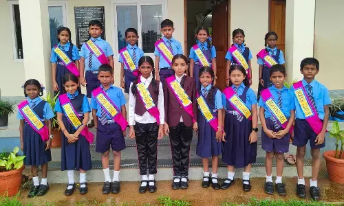 ಏಮಾಜೆ : ಸರಕಾರಿ ಪ್ರಾಥಮಿಕ ಶಾಲಾ ಮಂತ್ರಿ ಮಂಡಲದ ಪದಗ್ರಹಣ