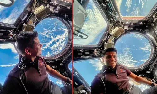 ಕೊನೆಗೂ ಅಂತಾರಾಷ್ಟ್ರೀಯ ಬಾಹ್ಯಾಕಾಶ ನಿಲ್ದಾಣದ ಪ್ರಖ್ಯಾತ ಗುಮ್ಮಟದೊಳಗೆ ಪ್ರವೇಶಿಸಿದ ಭಾರತೀಯ ಗಗನಯಾತ್ರಿ