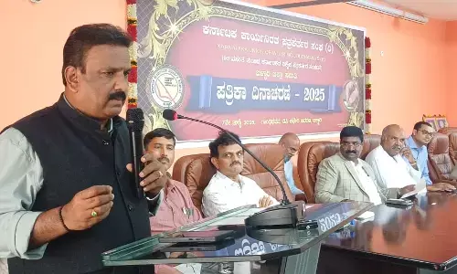 ಸತ್ಯದ ಬಡತನದಿಂದ ಮಾಧ್ಯಮಗಳು ನೆಲಕಚ್ಚುತ್ತಿವೆ: ಕೆ.ವಿ.ಪ್ರಭಾಕರ್