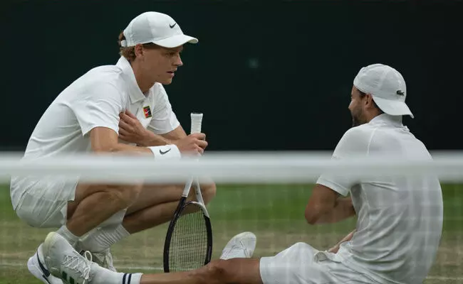 ವಿಂಬಲ್ಡನ್ ಟೆನಿಸ್ ಚಾಂಪಿಯನ್ ಶಿಪ್ | ಕ್ವಾರ್ಟರ್ ಫೈನಲ್ ಗೆ ಜನ್ನಿಕ್ ಸಿನ್ನರ್, ಸ್ವಿಯಾಟೆಕ್,ಆಂಡ್ರೀವಾ