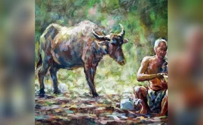 ಎಮ್ಮೆಗೆ ಶೇವಿಂಗ್ ಮಾಡುವ ‘ಜಾತಗಾರರು’