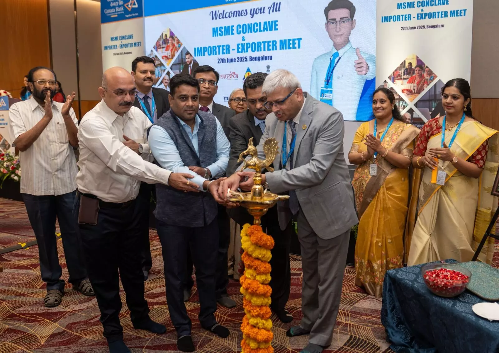 ಬೆಂಗಳೂರು: MSME ಸಮಾವೇಶ ಮತ್ತು ಆಮದುದಾರ-ರಫ್ತುದಾರರ ಸಭೆ 2025 ಬೆಂಗಳೂರು: MSME ಸಮಾವೇಶ ಮತ್ತು ಆಮದುದಾರ-ರಫ್ತುದಾರರ ಸಭೆ 2025