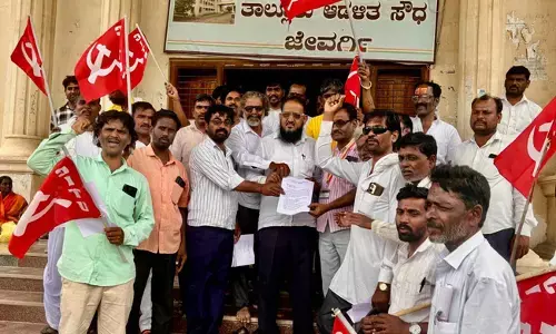 ಜೇವರ್ಗಿ| ಭಾರತ್ ಬಂದ್ ಮುಷ್ಕರಕ್ಕೆ ಸಿಐಟಿಯು, ರೈತ ಸಂಘಟನೆಗಳ ಬೆಂಬಲ