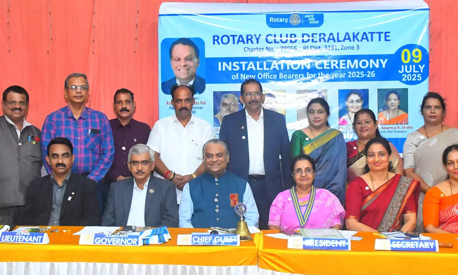 ರೋಟರಿ ಕ್ಲಬ್ ದೇರಳಕಟ್ಟೆ: ನೂತನ ಪದಾಧಿಕಾರಿಗಳ ಪದಗ್ರಹಣ