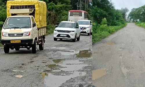 ಮಳೆಗಾಲದಲ್ಲಿ ಶಾಪಗ್ರಸ್ತವಾಗುತ್ತಿರುವ ಮಲೆನಾಡಿನ ರಸ್ತೆಗಳು