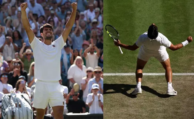 ವಿಂಬಲ್ಡನ್: ಸತತ 3ನೇ ಬಾರಿ ಫೈನಲ್‌ ಗೆ ತಲುಪಿದ ಅಲ್ಕರಾಝ್