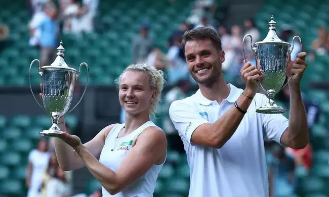 ವಿಂಬಲ್ಡನ್ ಚಾಂಪಿಯನ್‌ ಶಿಪ್ | ಸಿನಿಯಾಕೋವಾ, ವರ್ಬೀಕ್‌ ಗೆ ಮಿಶ್ರ ಡಬಲ್ಸ್ ಪ್ರಶಸ್ತಿ