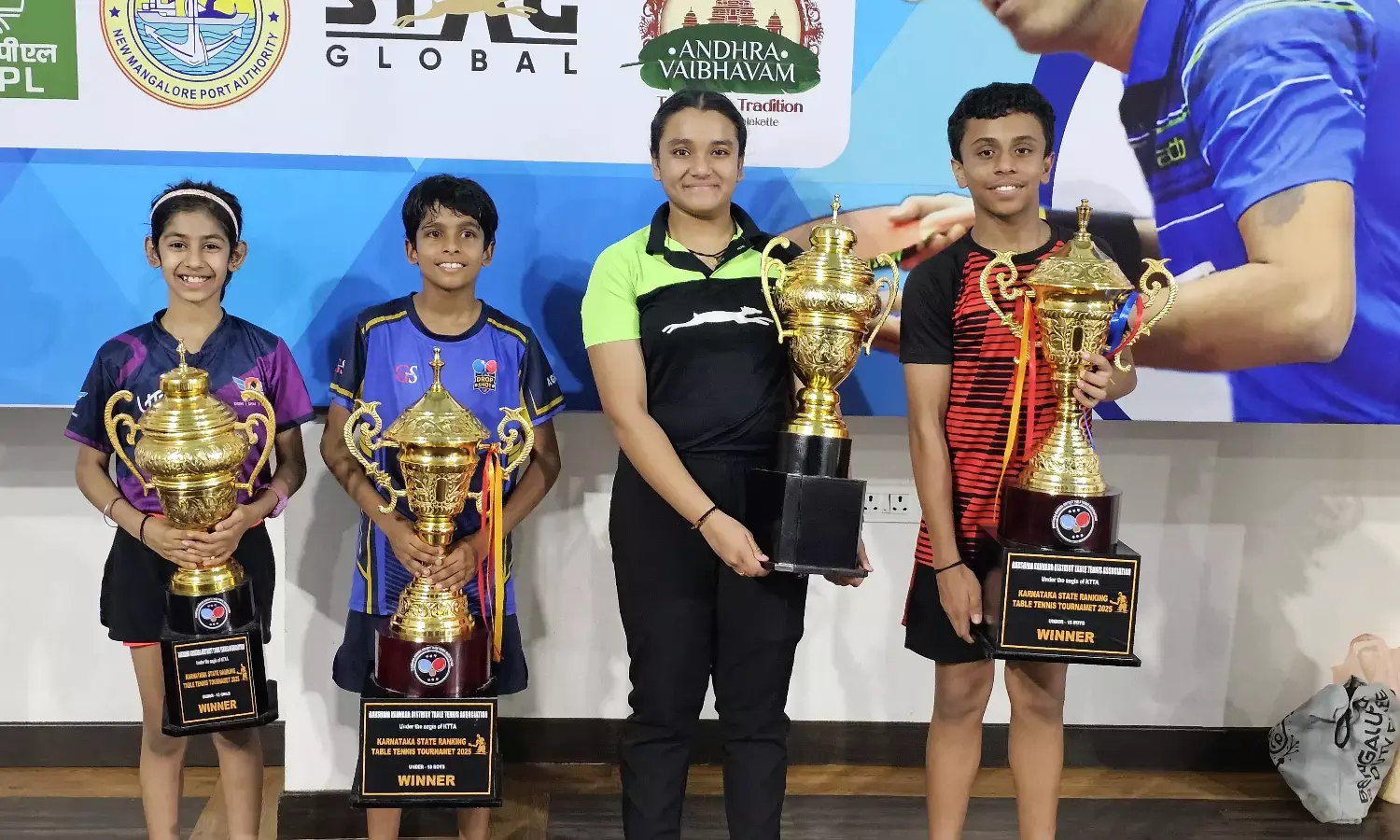 ಕರ್ನಾಟಕ ರಾಜ್ಯ ರ‍್ಯಾಂಕಿಂಗ್ ಟೇಬಲ್ ಟೆನಿಸ್ ಟೂರ್ನಮೆಂಟ್: ವಿವಿಧ ವಿಭಾಗಗಳಲ್ಲಿ ಆಟಗಾರರಿಂದ ಅತ್ಯುತ್ತಮ ಪ್ರದರ್ಶನ