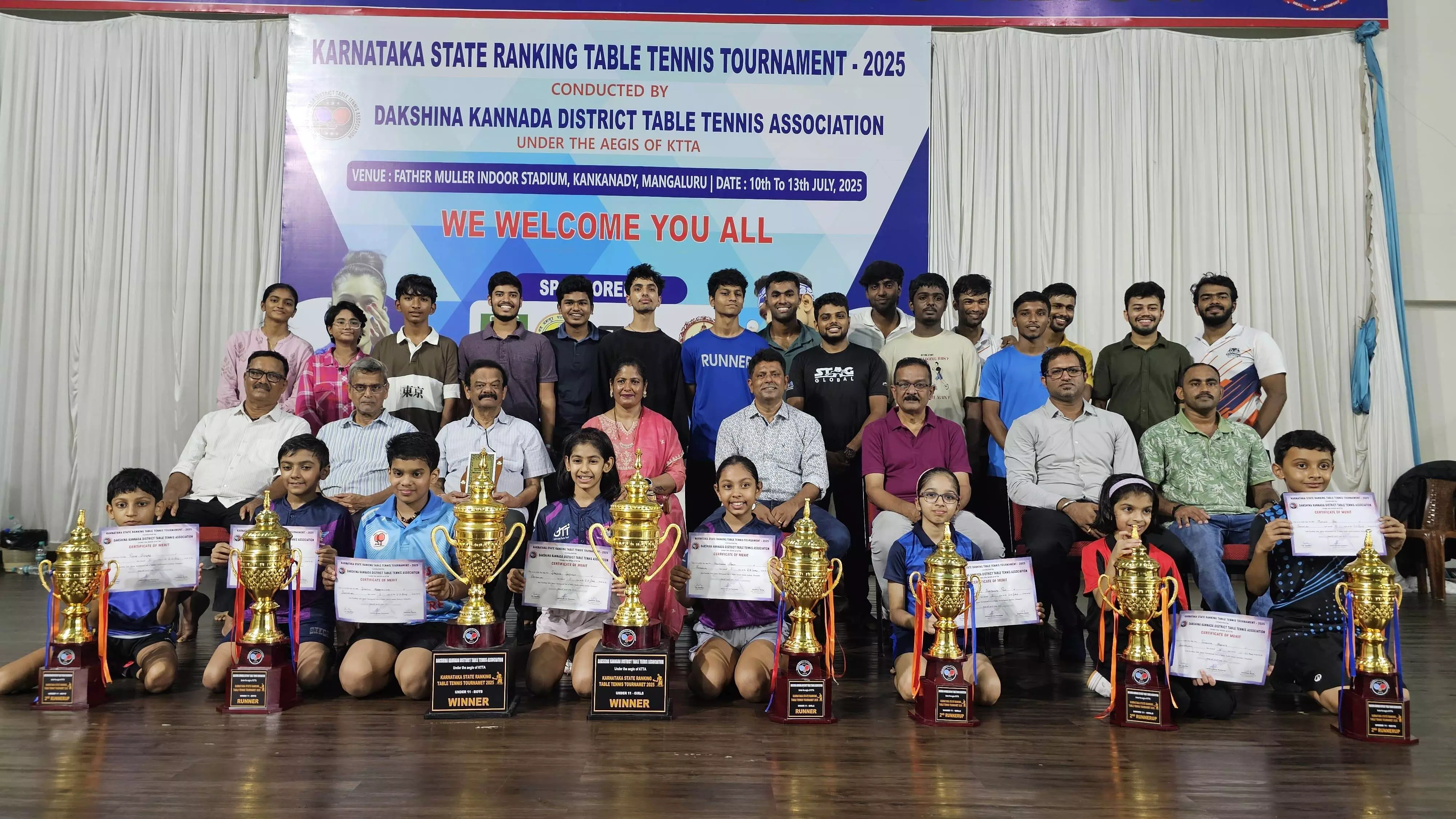 ಟೇಬಲ್ ಟೆನಿಸ್ ಟೂರ್ನಮೆಂಟ್: ಕೈರಾ, ಶಾರ್ವಿಲ್, ಸಾಕ್ಷಿಗೆ ಪ್ರಶಸ್ತಿ ಟೇಬಲ್ ಟೆನಿಸ್ ಟೂರ್ನಮೆಂಟ್: ಕೈರಾ, ಶಾರ್ವಿಲ್, ಸಾಕ್ಷಿಗೆ ಪ್ರಶಸ್ತಿ