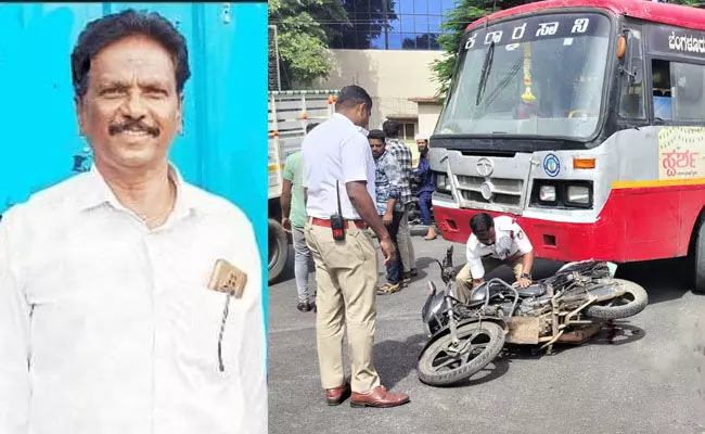 ಕೆಎಸ್ಸಾರ್ಟಿಸಿ ಬಸ್ ಢಿಕ್ಕಿ; ದಲಿತ ಸಂಘರ್ಷ ಸಮಿತಿ ಸಂಯೋಜಕ ಮೃತ್ಯು