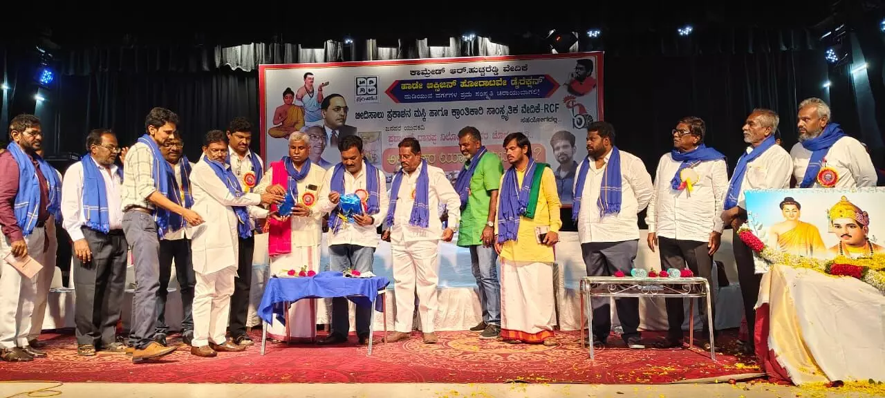 ಅಂಬೇಡ್ಕರ್ ವಿಚಾರಧಾರೆಗಳನ್ನು ಜನಮಾನಸದಲ್ಲಿ ಇಳಿಯುವಂತೆ ಹಾಡು ರಚಿಸುವುದು ಸರಳವಲ್ಲ: ಆ‌ರ್.ಮಾನಸಯ್ಯ