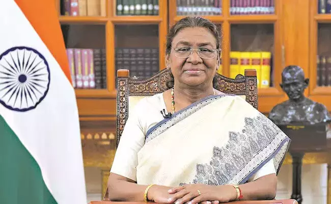 ರಾಷ್ಟ್ರಪತಿ ದ್ರೌಪದಿ ಮುರ್ಮು