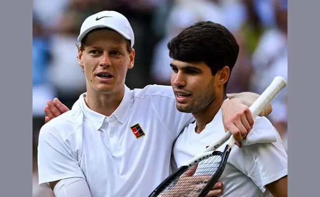 ಎಟಿಪಿ ರ್ಯಾಂಕಿಂಗ್: ಅಗ್ರ 2 ಸ್ಥಾನ ಕಾಯ್ದುಕೊಂಡ ಸಿನ್ನರ್, ಅಲ್ಕರಾಝ್ ಎಟಿಪಿ ರ್ಯಾಂಕಿಂಗ್: ಅಗ್ರ 2 ಸ್ಥಾನ ಕಾಯ್ದುಕೊಂಡ ಸಿನ್ನರ್, ಅಲ್ಕರಾಝ್