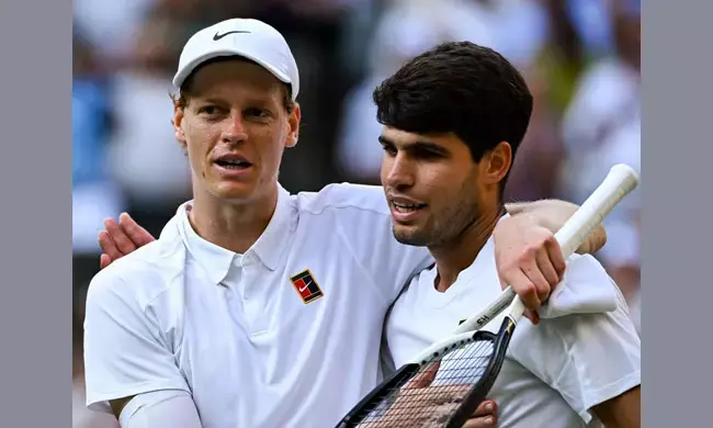 ಎಟಿಪಿ ರ‍್ಯಾಂಕಿಂಗ್: ಅಗ್ರ 2 ಸ್ಥಾನ ಕಾಯ್ದುಕೊಂಡ ಸಿನ್ನರ್, ಅಲ್ಕರಾಝ್